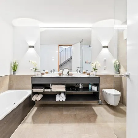 Tatil Evi Penthouse Panorama Deluxe - Seesicht - Bbq - Paradise - Loft Exklusive Ohningen